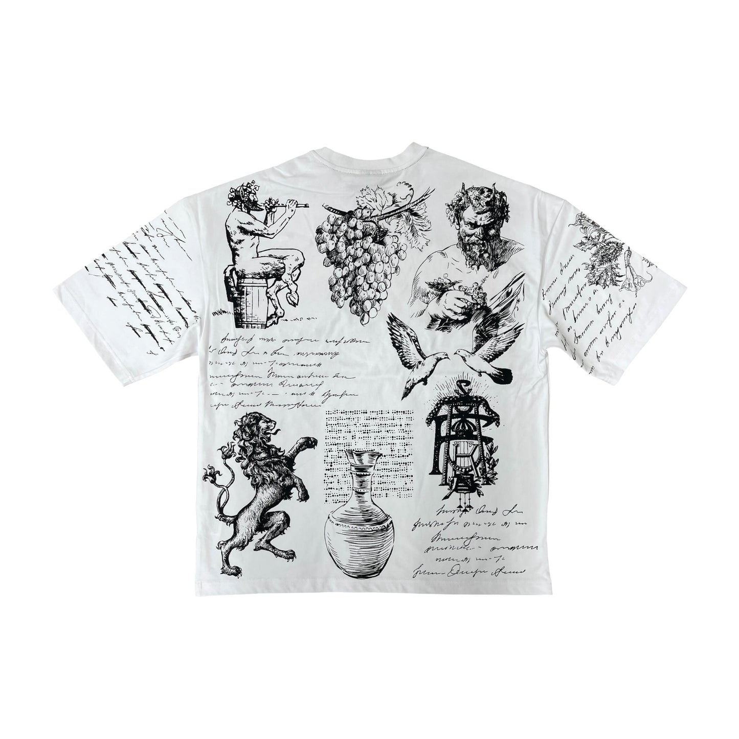 WH-SW6175 - Divine Better Boxy With Studs Graphic T-Shirt