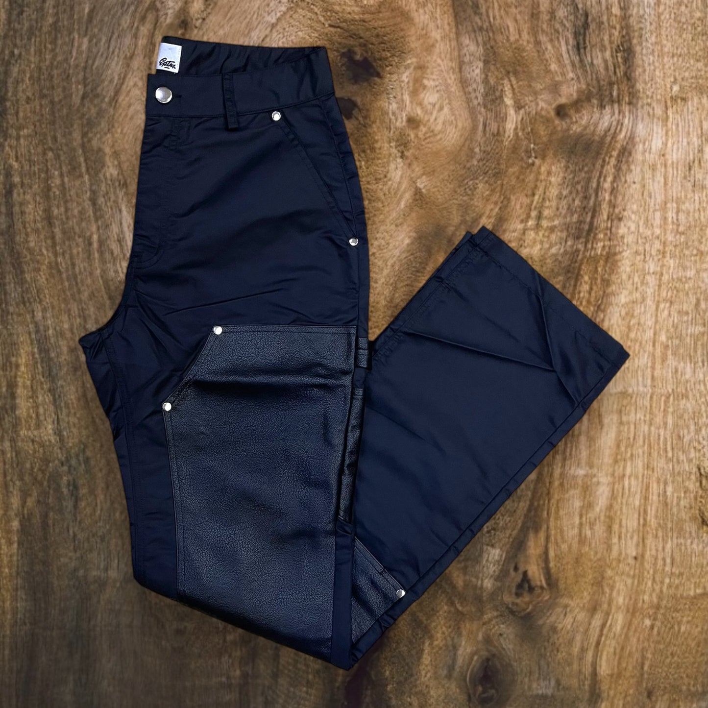 EP11713 - Eptm Nylon Arlo Carpenter Pants (BLACK)