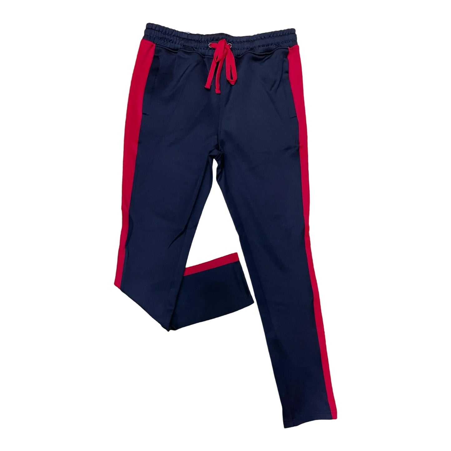 100-401 - Track with Wide Side Stripes and Drawstring Slim-Fit Pant