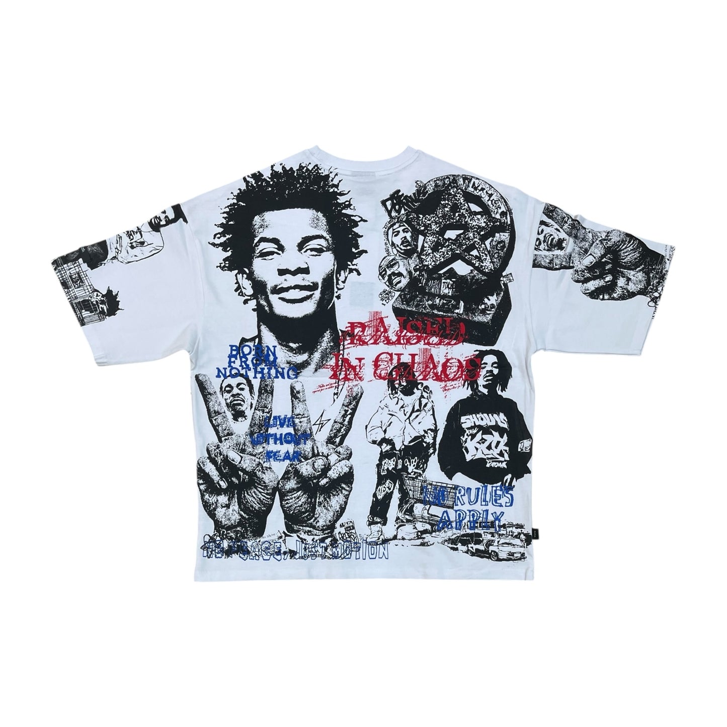 WH-SW6167 - Outside The System Boxy Graphic T-Shirt