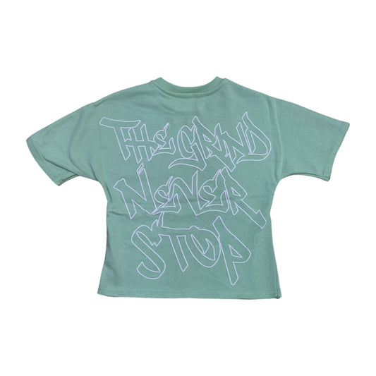 SD2607K - Boy's/Kid's Midnight Motives with Rhinestone French Terry Cropped Top