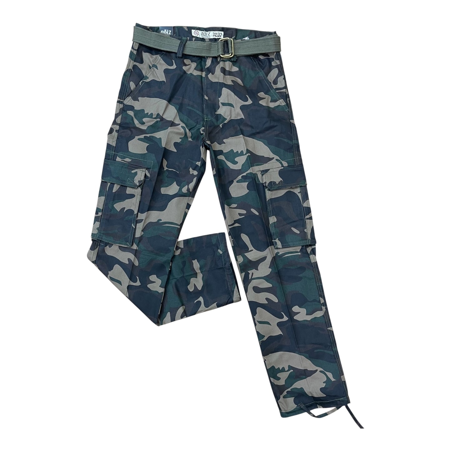 KP610X - Big Men's Basic Twill Cargo Pocket Straight-Fit Pants