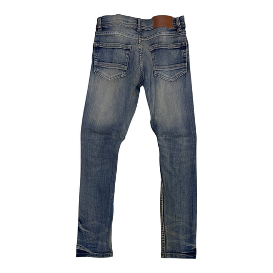 P556K - Boy's/Kids True Rip & Repair Slim-Fit Stretch Jeans