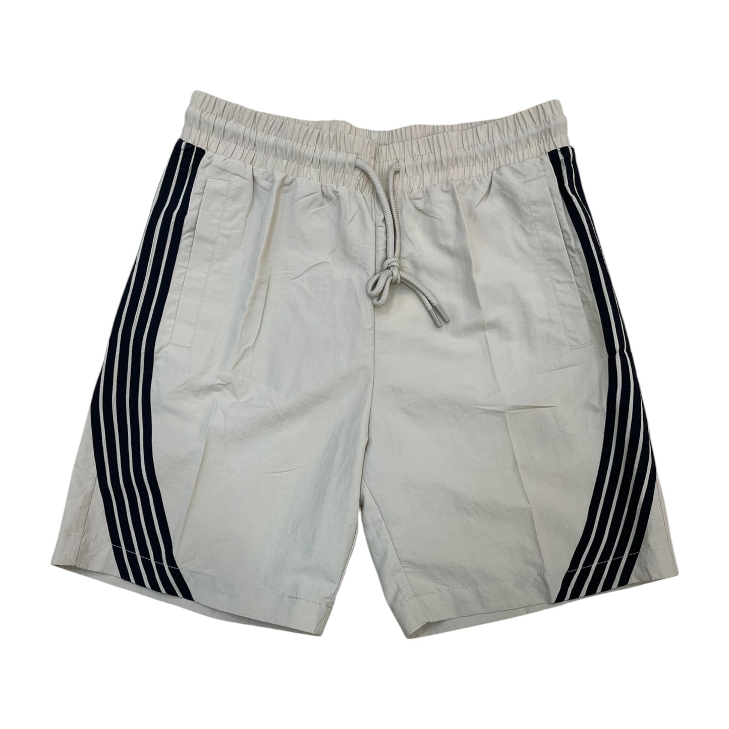 BTS26015 - Striped Relax Fit Nylon Shorts