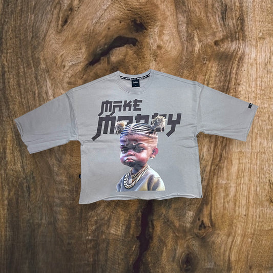 SW5119 - Make Money Not Friends Graphic Cropped Top T-Shirt