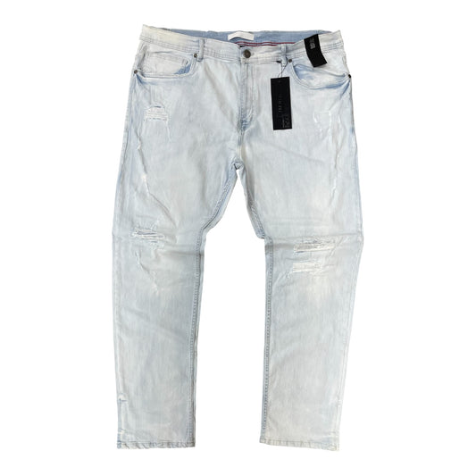 P556X - Big Men's True Rip & Repair Slim-Fit Stretch Jeans