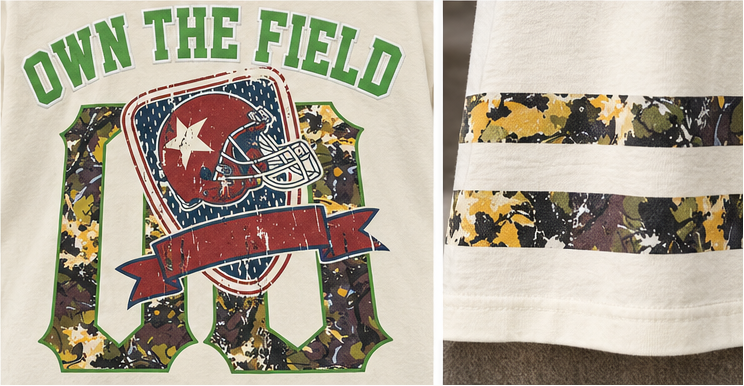 WH-KR613 - Own The Field Graphic T-Shirts