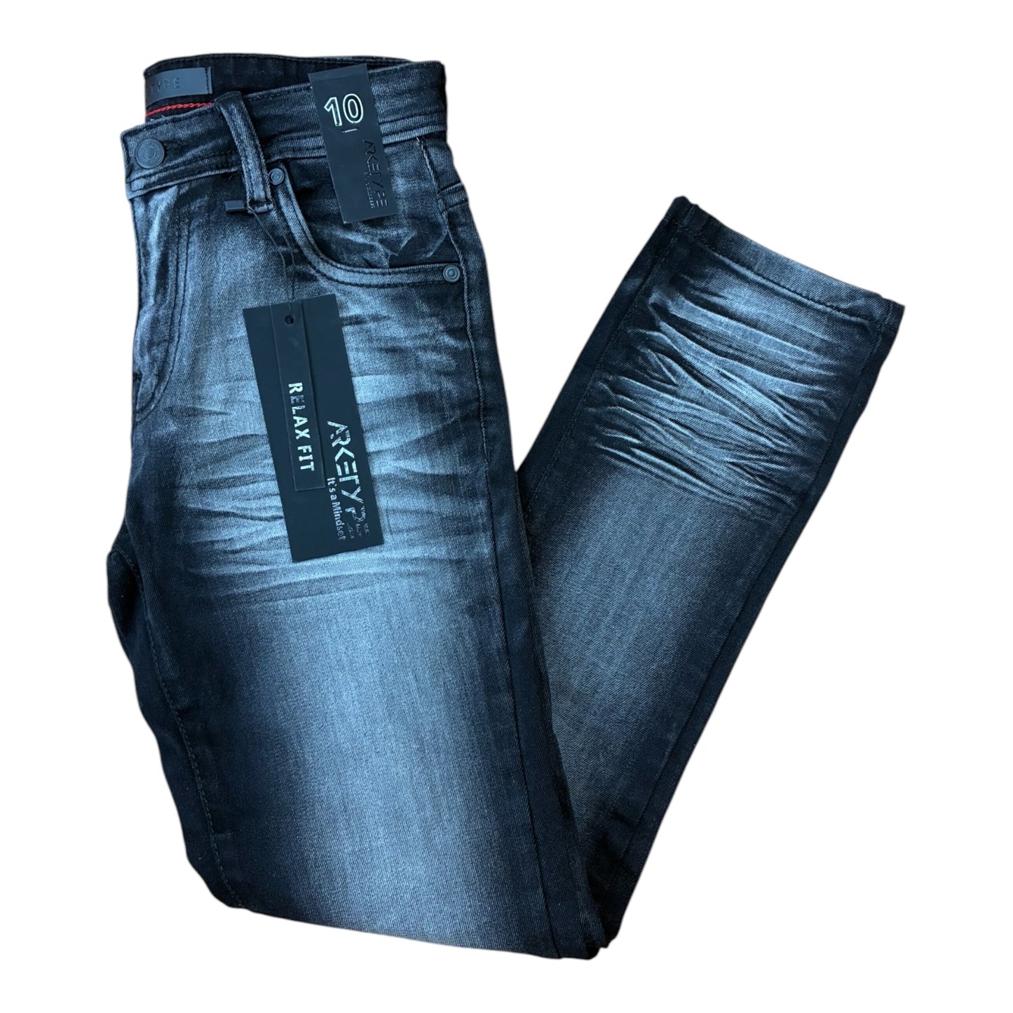 WH-PC05K - Boy's/Kids Core Washed Clean Look Slim-Fit Stretch Jeans