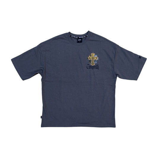 SM6110 - Crayfaith with Studs Boxy Graphic T-Shirt