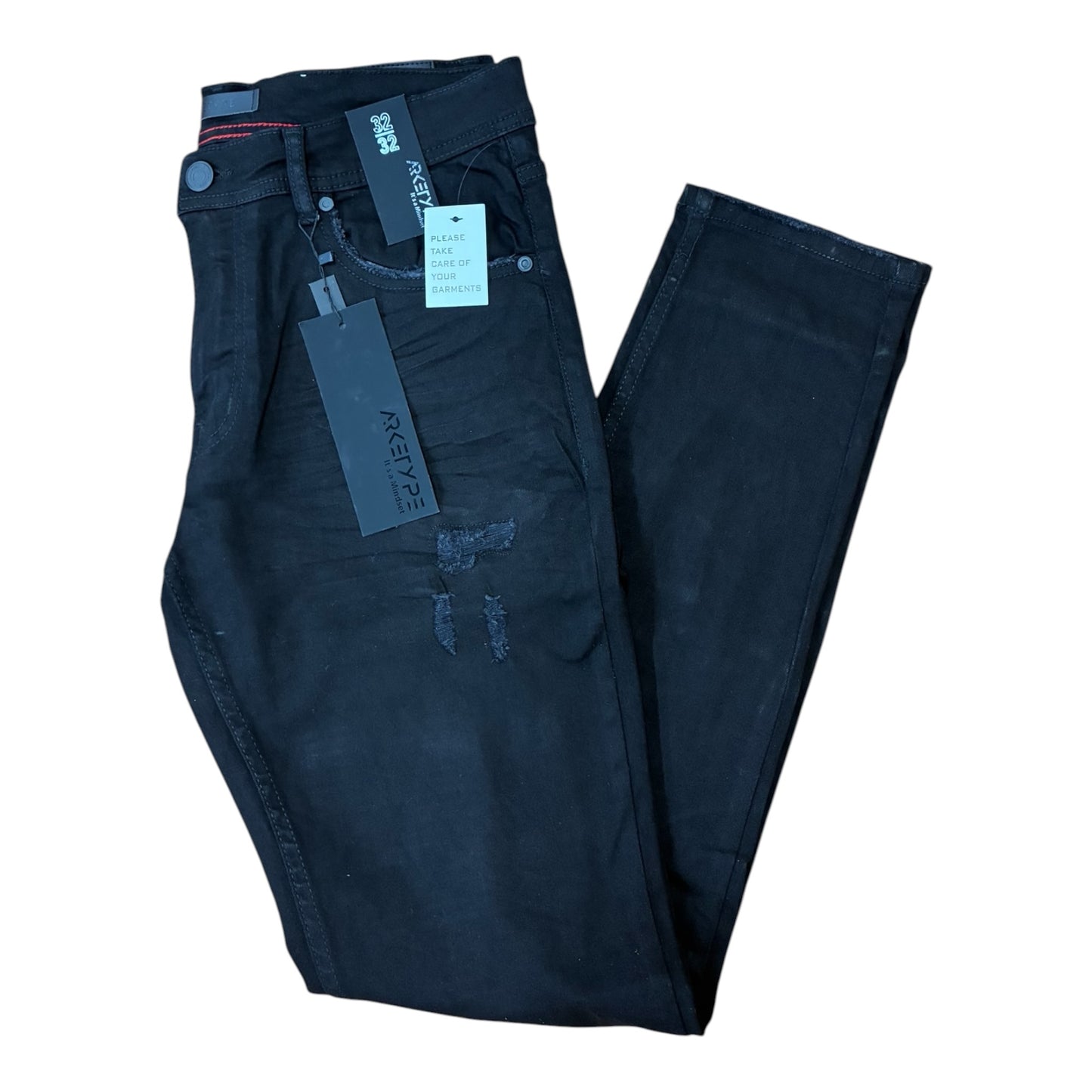 WH-P561 - Vital Ripped Slim-Fit Stretch Jeans