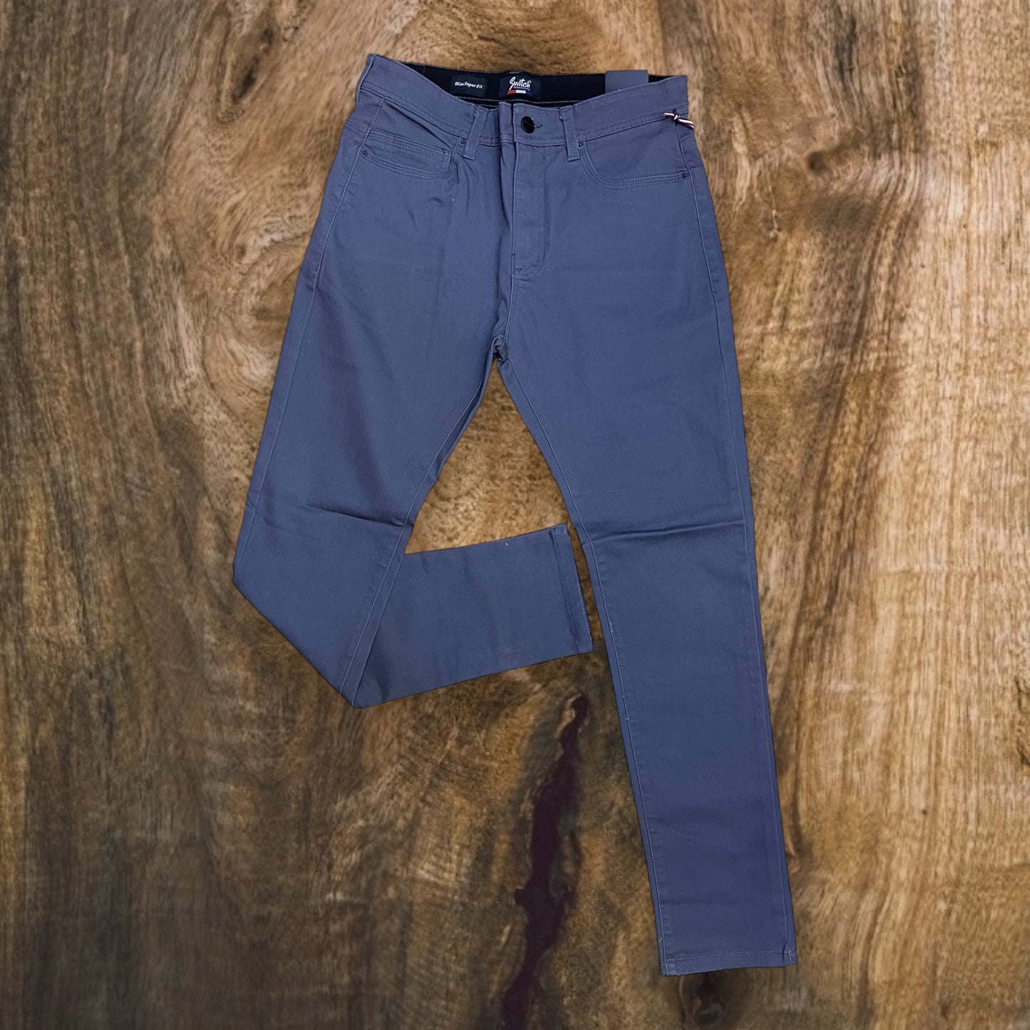 SS3560 - Span Twill Casual Slim-Fit Stretch Pants