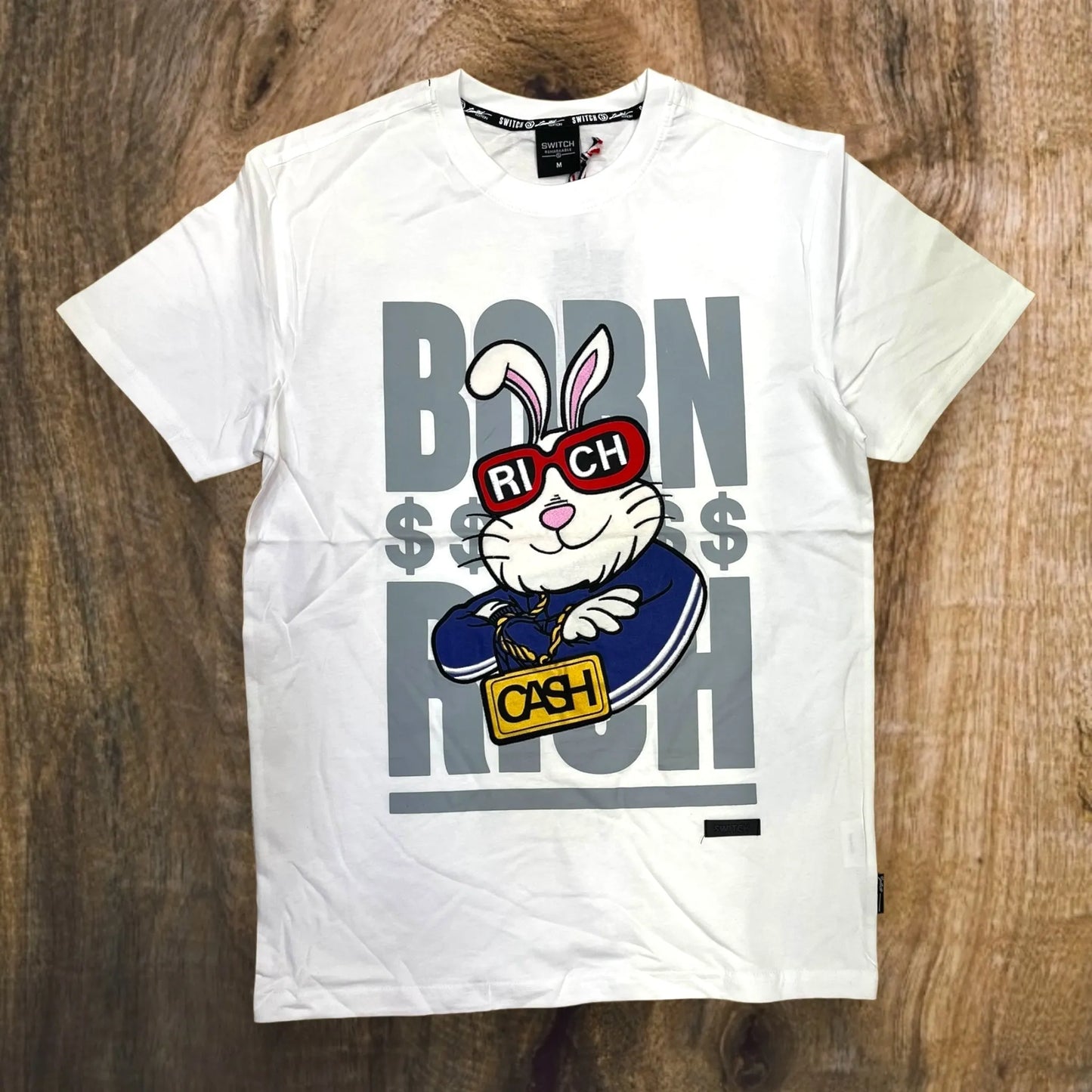 SF3015 - Bunny Chenille Patch T-Shirt