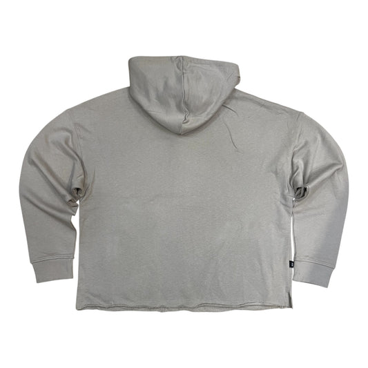 SW5233 - Shadow Grin Rhinestone Graphic Cropped Top Hoodie