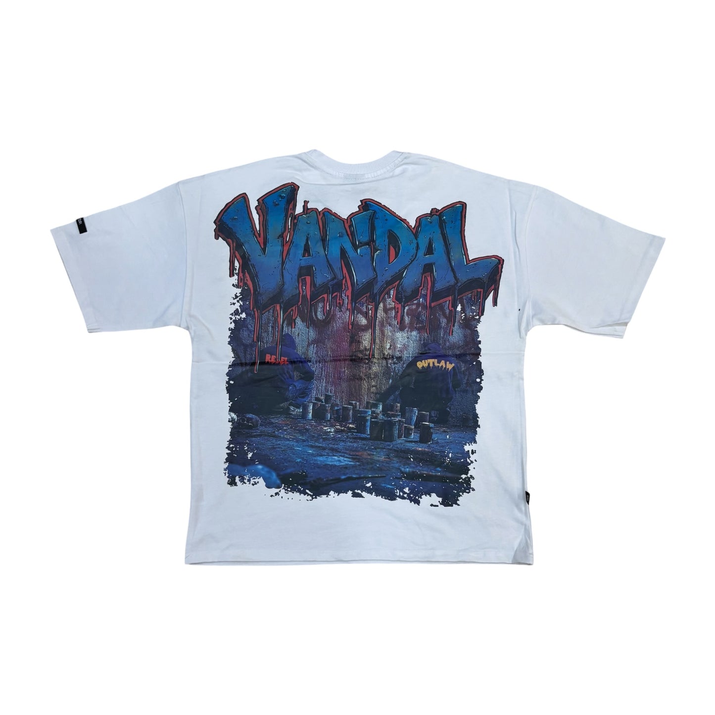 WH-SW6105 - Saint Vandal with Studs Boxy Graphic T-Shirt