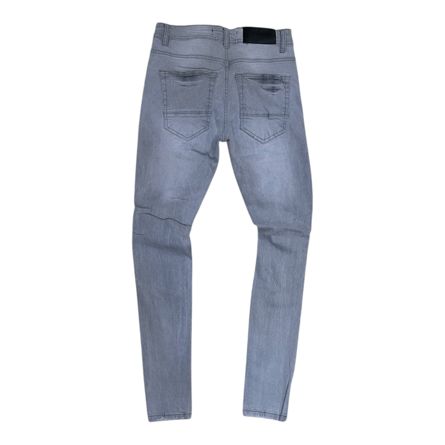 P567 - Jersey Ripped Skinny-Fit Stretch Jeans