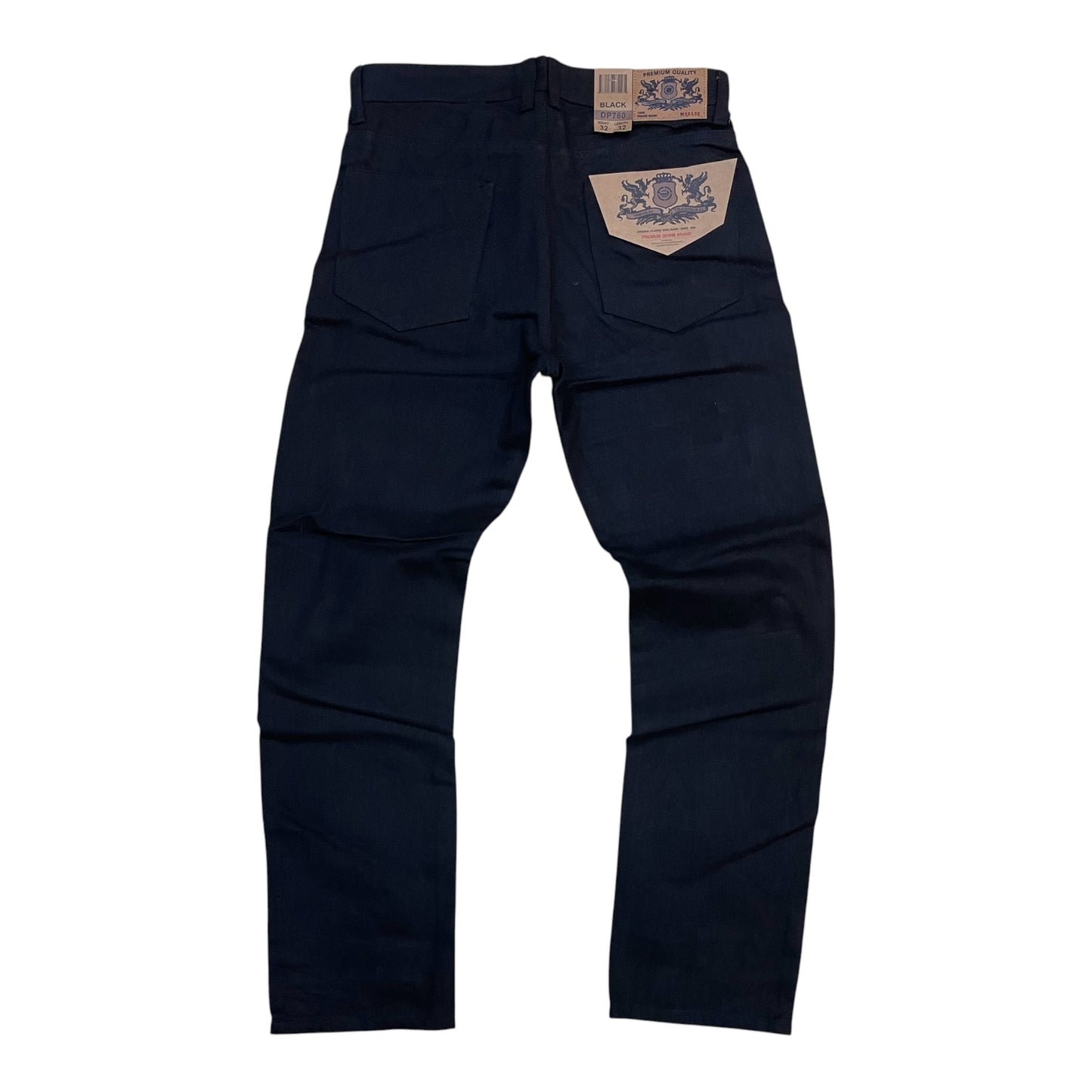 DP780 - Basic color Denim Relaxed-Fit Pants