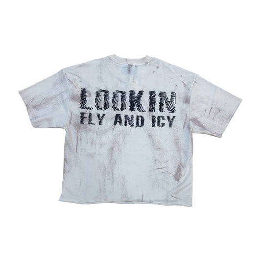 WH-T1452 - Swagger with Rhinestones Cropped Top T-Shirt