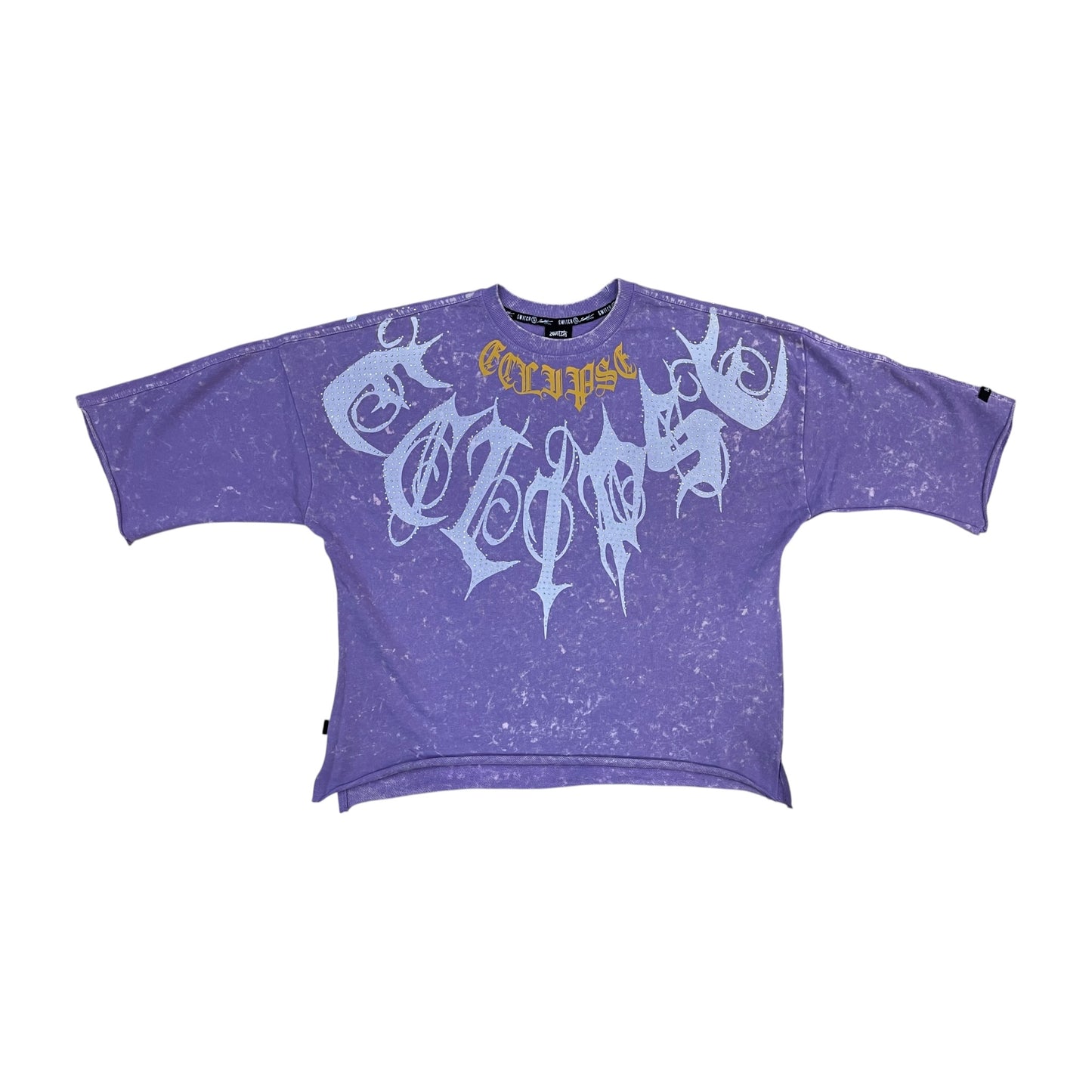 WH-SM6998T - Eclipse with Rhinestones Cropped Top