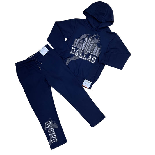 FS562K - Boy's/Kids Dallas City Pullover Fleece Set