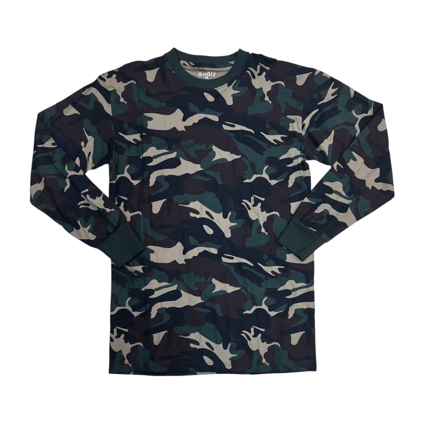 TLS001 - Long Sleeve Plain Solid Regular-Fit T-Shirt.