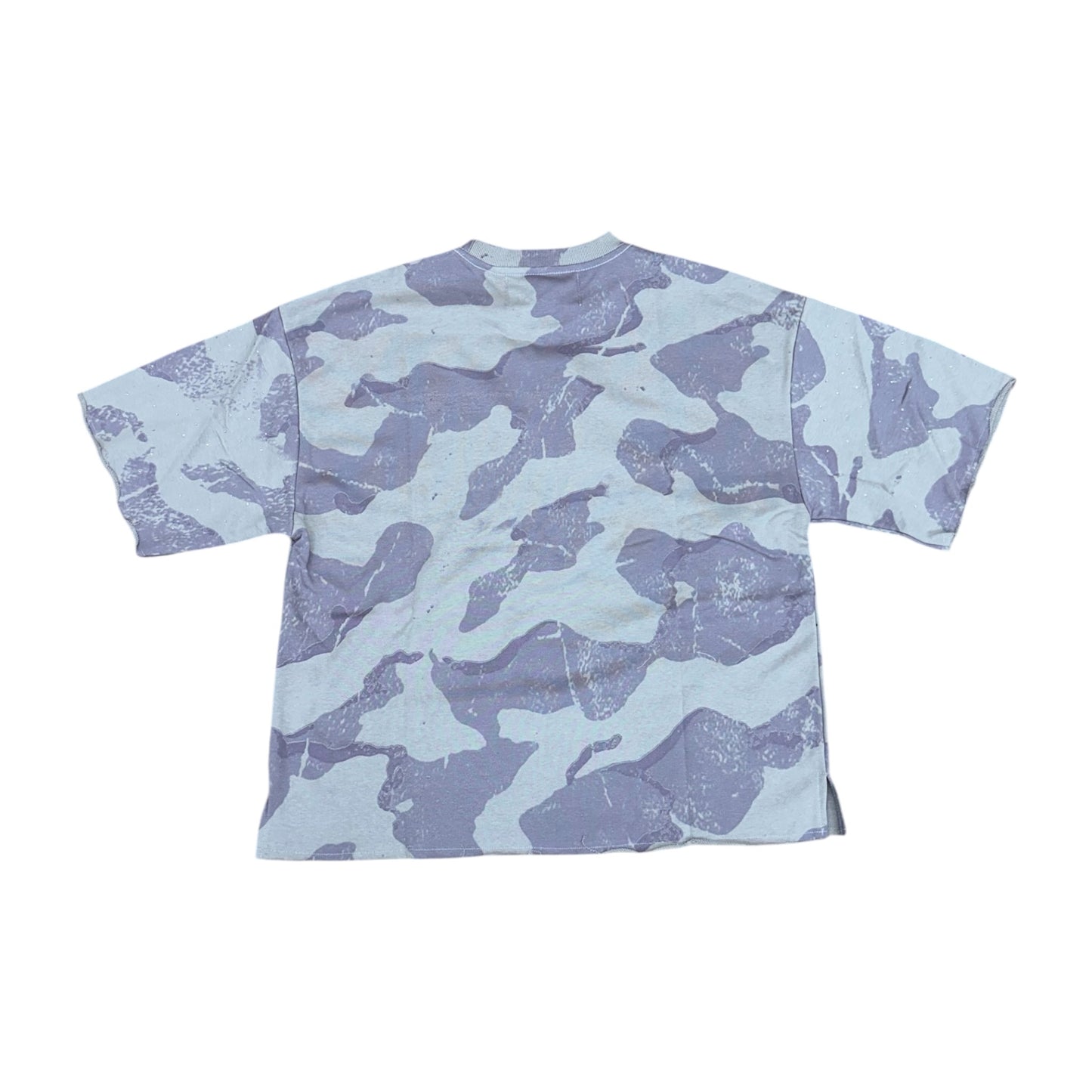WH-T1639 - Global King with Rhinestones Graphic Crop T-Shirt