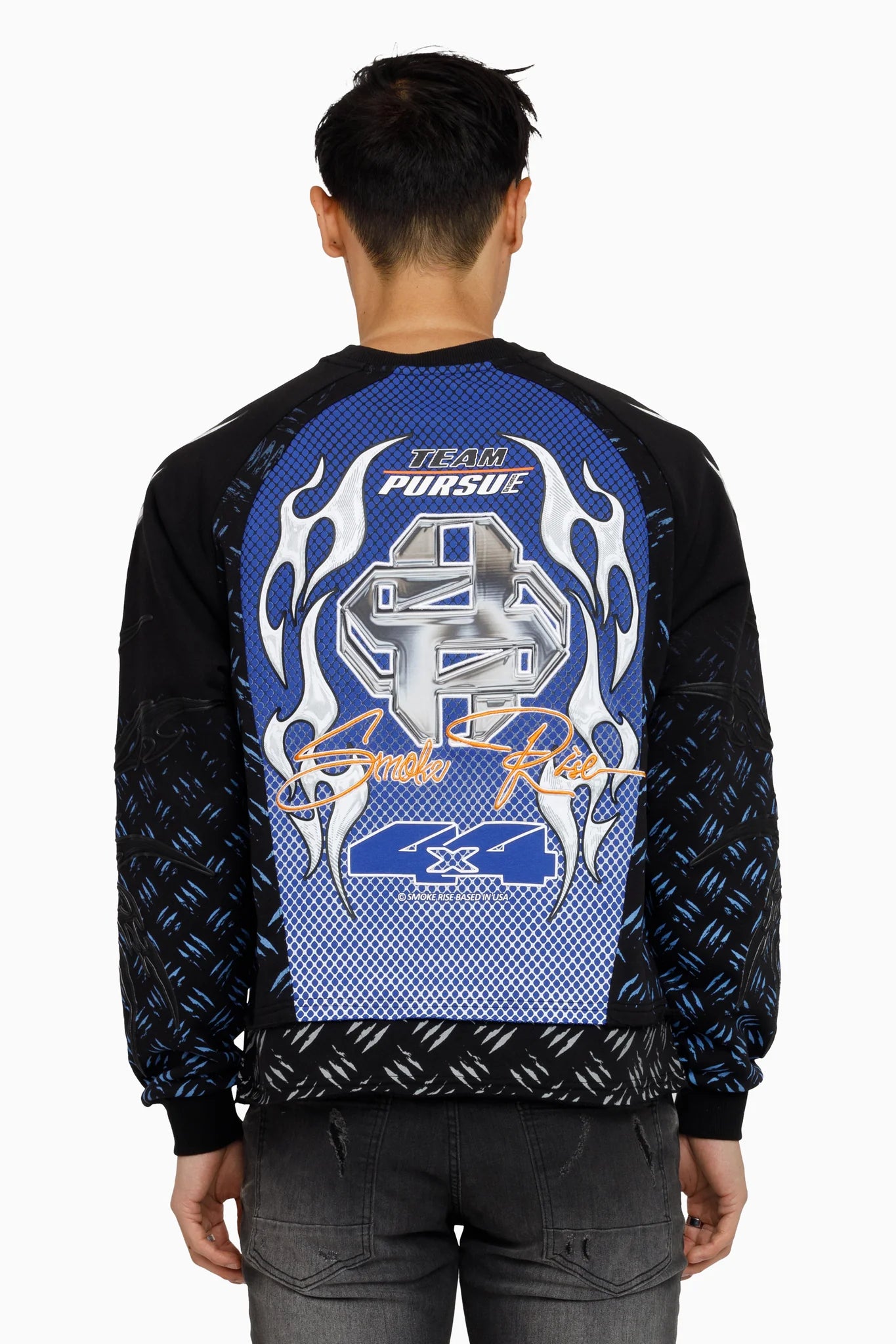 WH-FO26F551 - Pursue 2-Fer LS Graphic Crewneck Sweatshirt