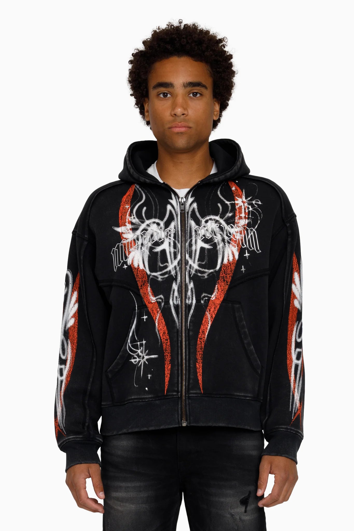 WH-FO26F559 - Airbrush Momentum Graphic Hoodie