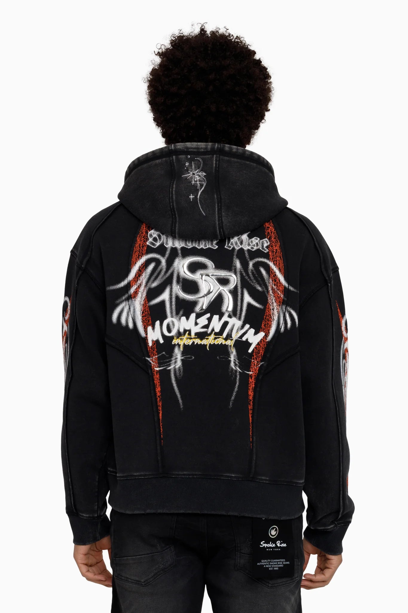 WH-FO26F559 - Airbrush Momentum Graphic Hoodie