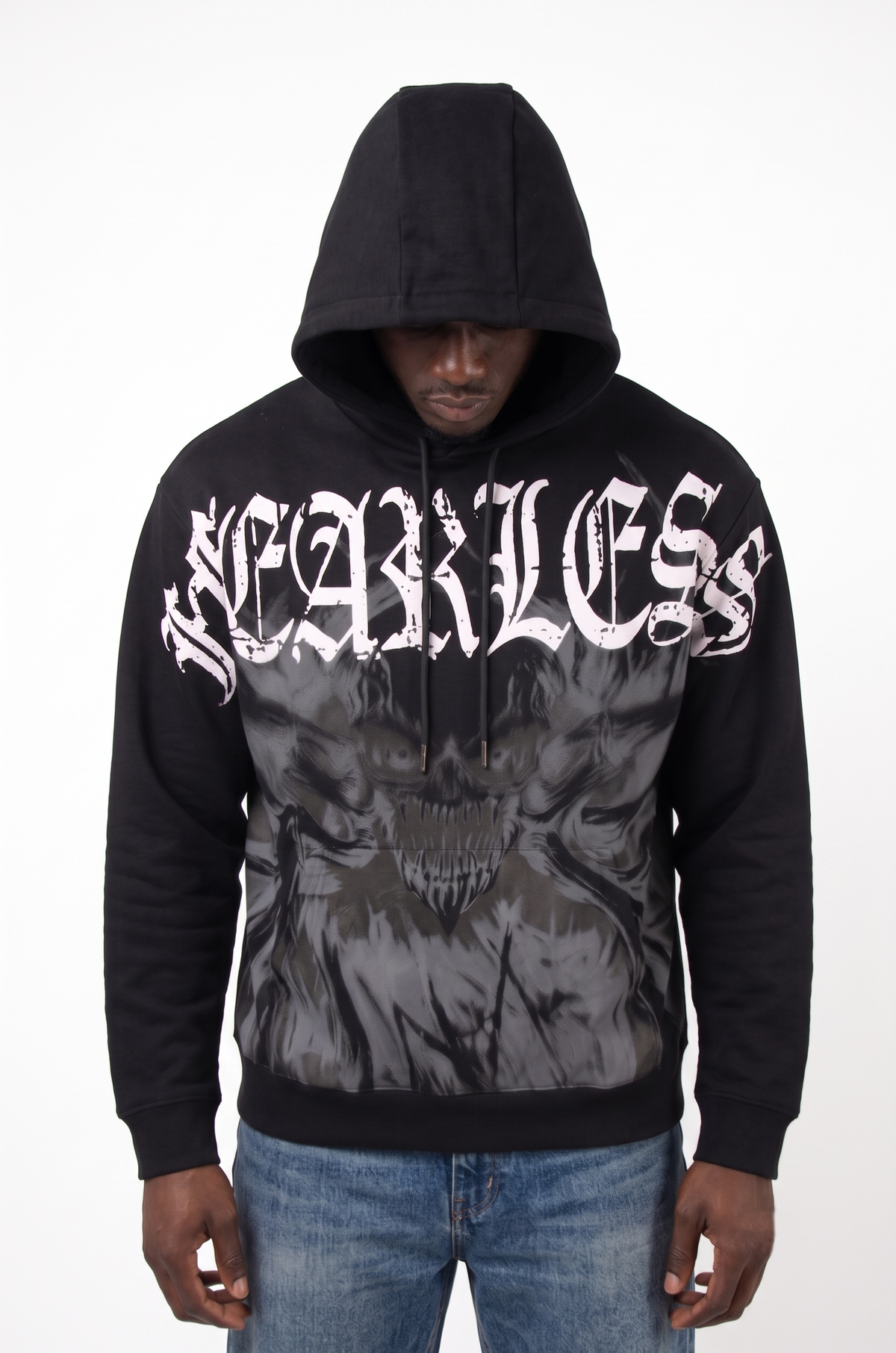 WH-H635 - Fearless Graphic French Terry Regular-Fit Hoodie