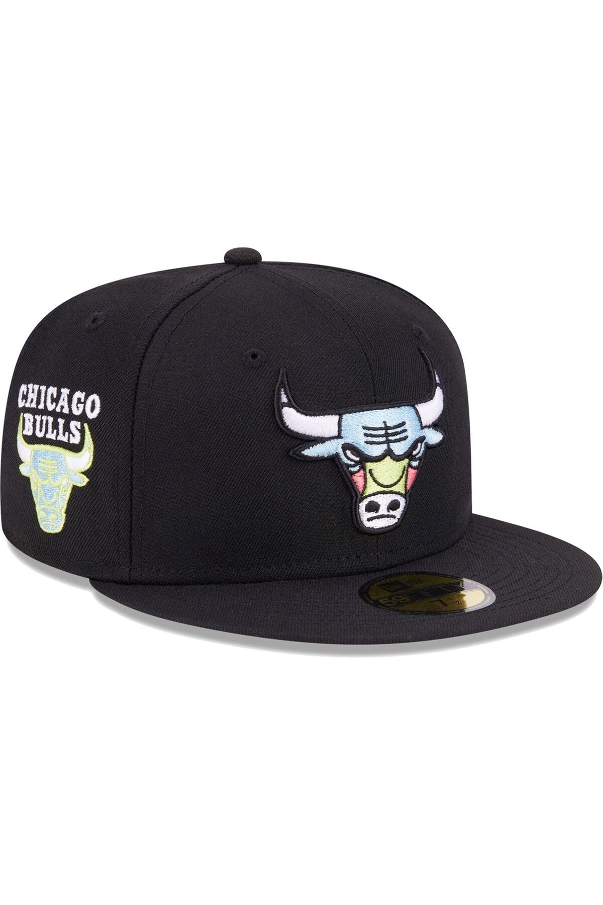 60303666 - Chicago Bulls Multicolor 59Fifty Fitted Hat