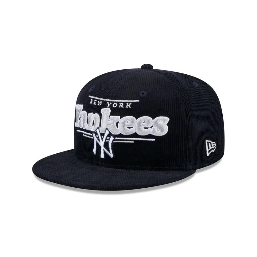 60527053 - New York Yankees Throwback Display Corduroy 9FIFTY Snapback