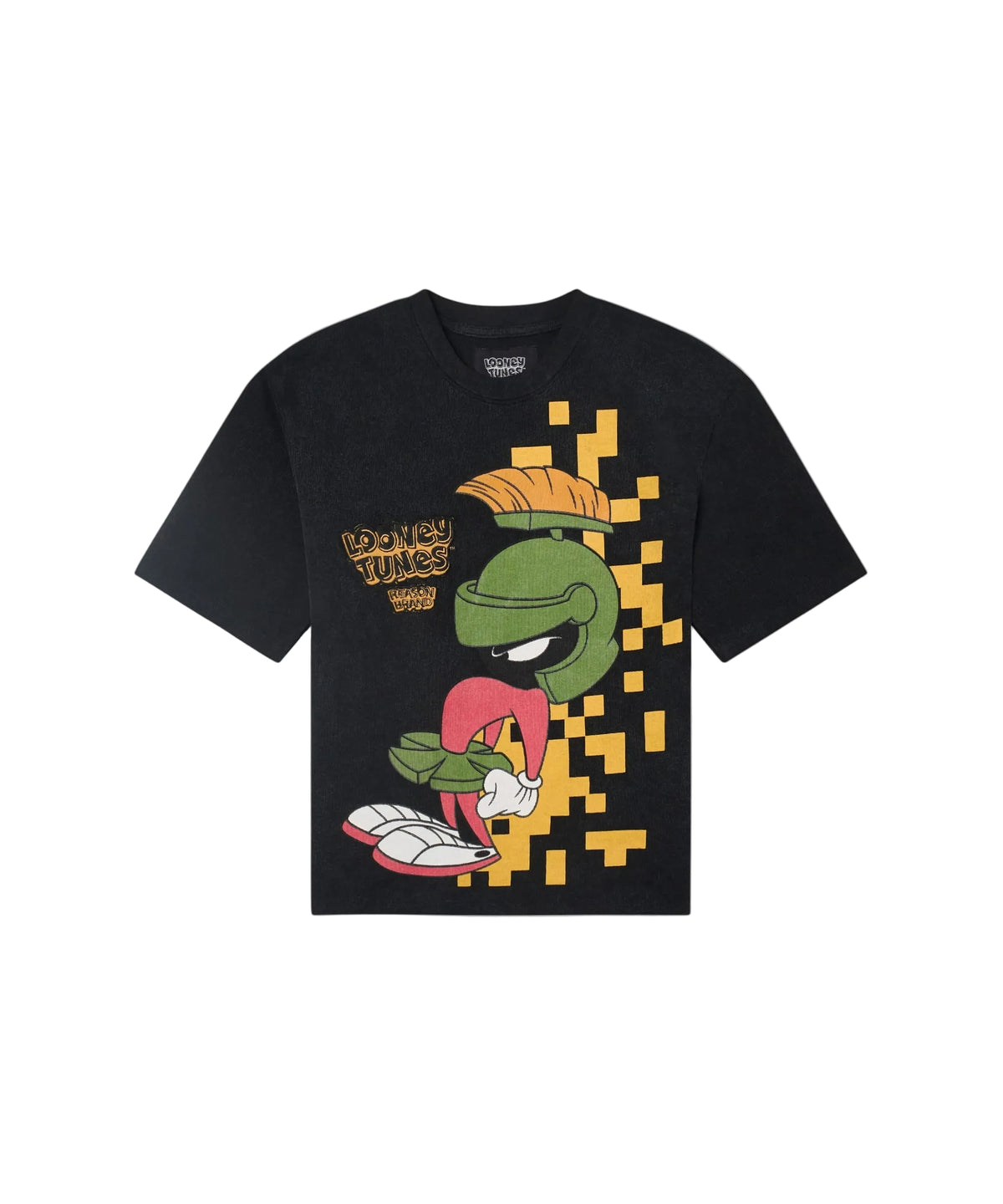 WH-LTS6TM-224 - Looney Tunes Marvin Applique Boxy Graphic T-Shirt
