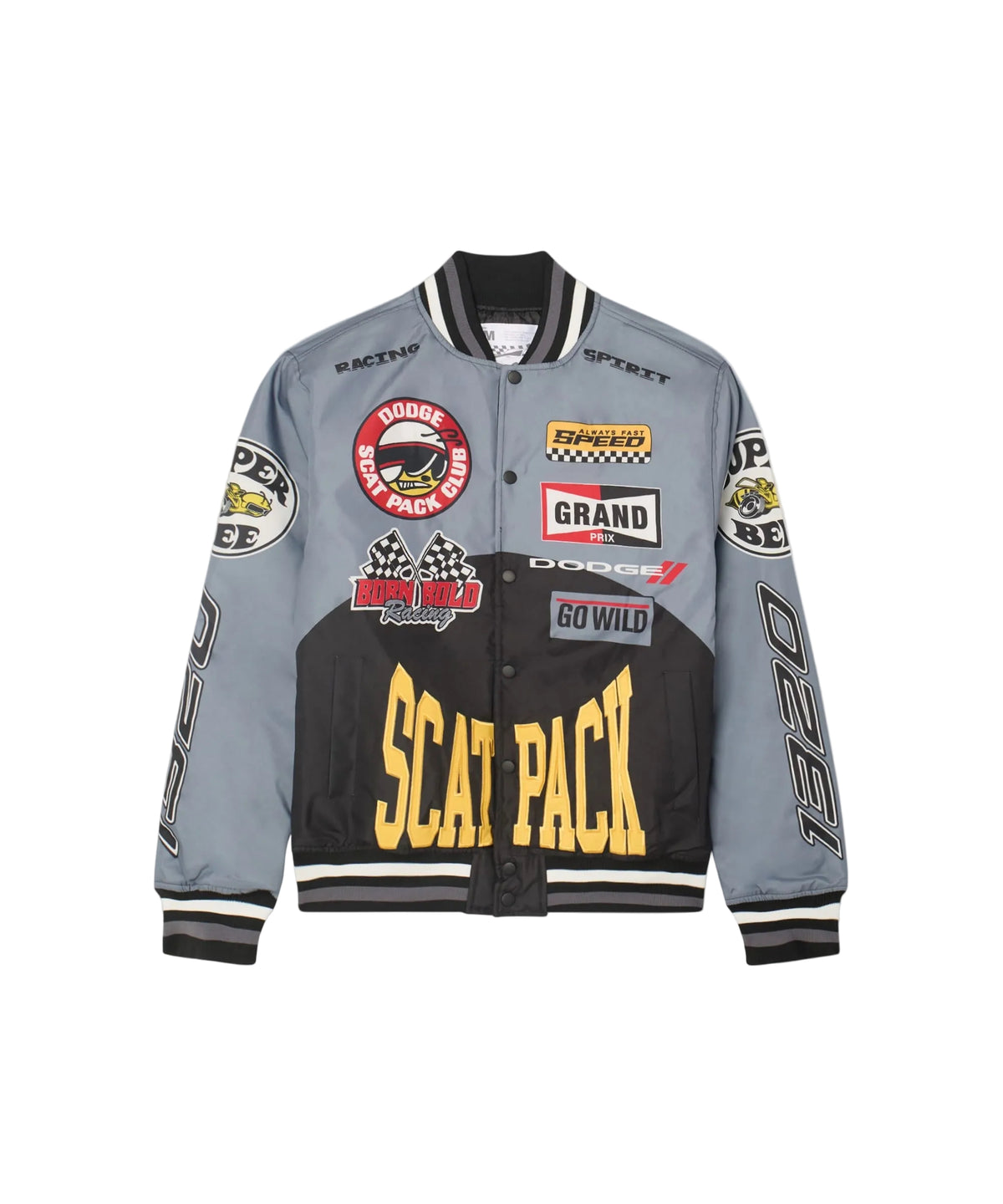 WH-DGF6KM-802 - Dodge Scatpack Racing Varsity Jacket