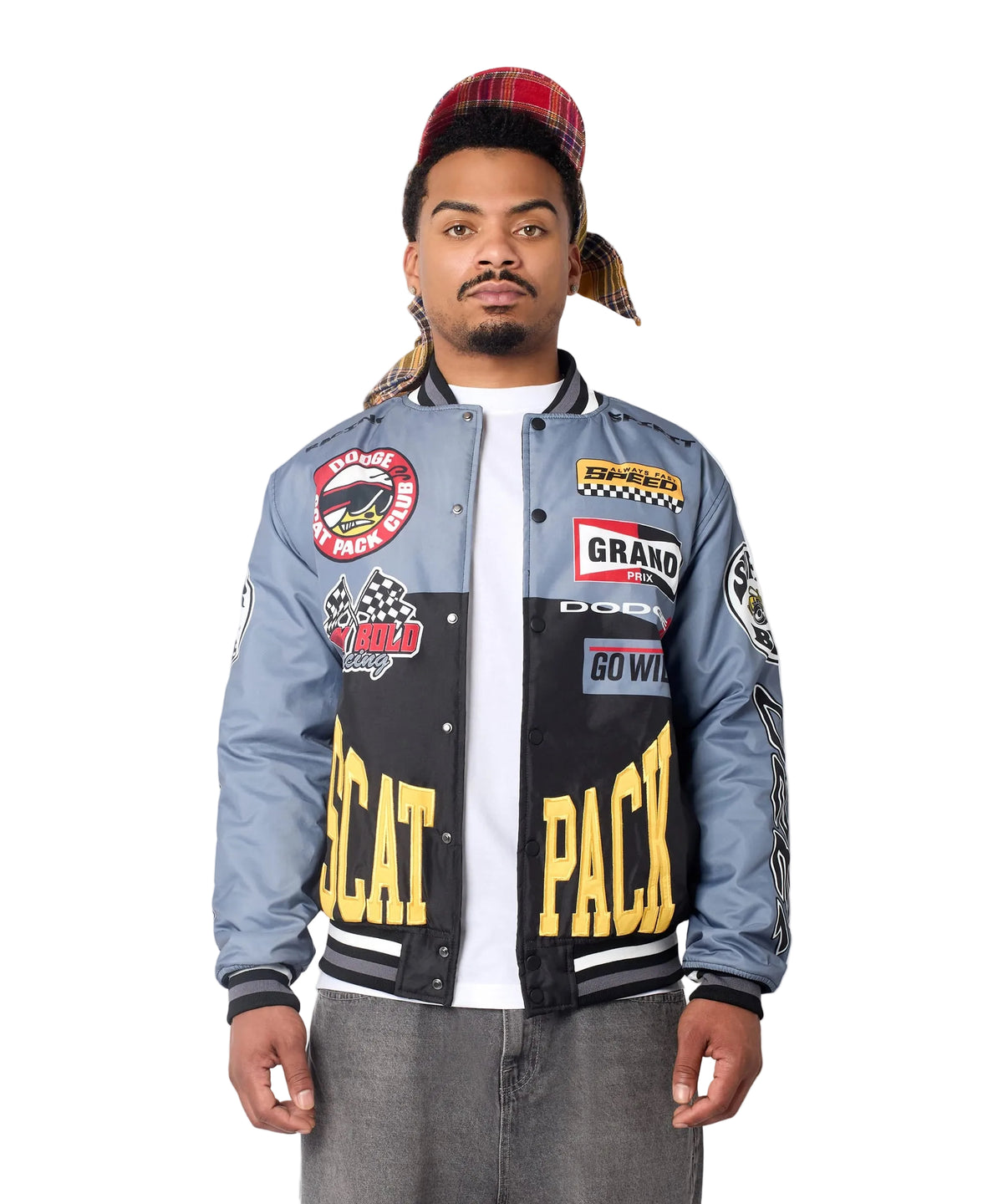 WH-DGF6KM-802 - Dodge Scatpack Racing Varsity Jacket
