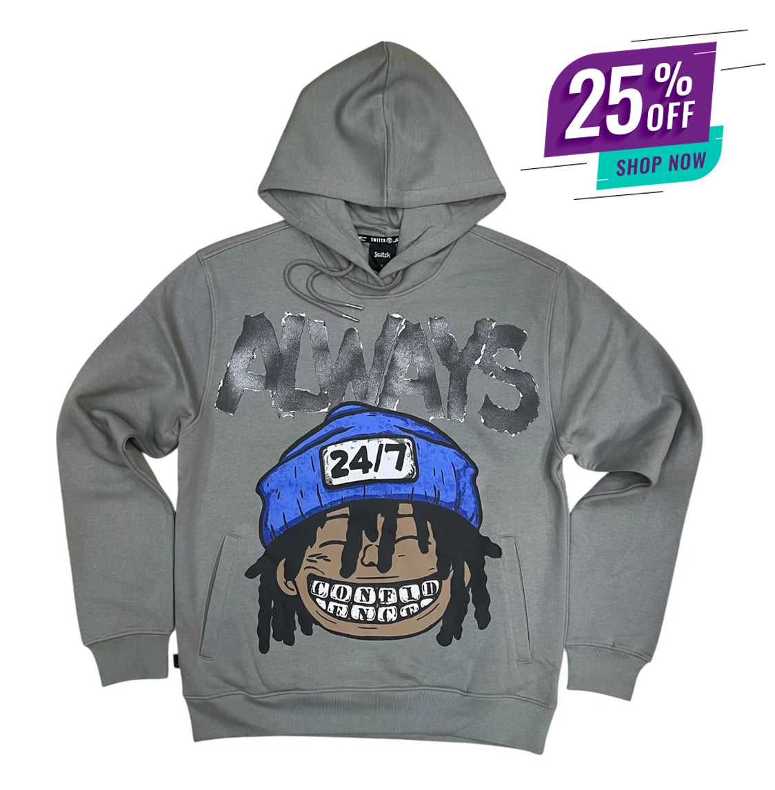 SW5253 - Always Bold Graphic Hoodie