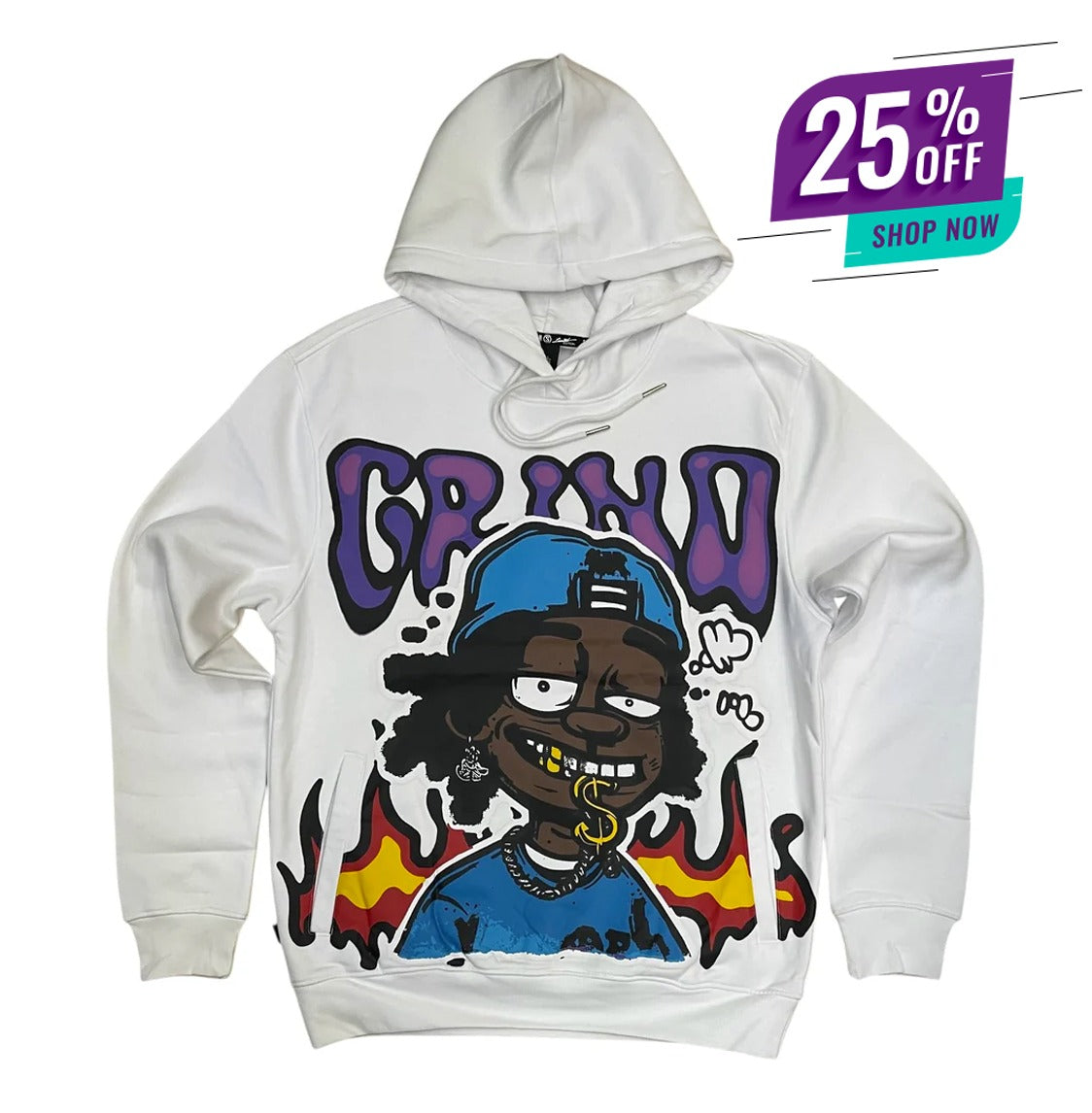SW5254 - Grind Raw Graphic Hoodie