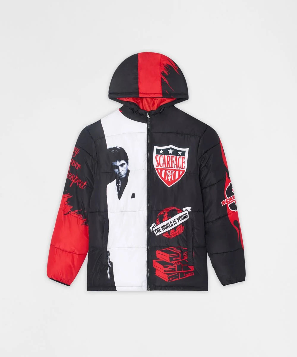 WH-RD5-111 - Scarface "The World is Yours" Puffer Jacket