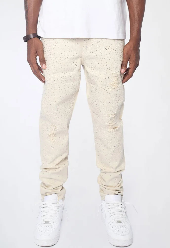 RCF5DM-401 - Diamond Dust Rhinestone Skinny Jeans