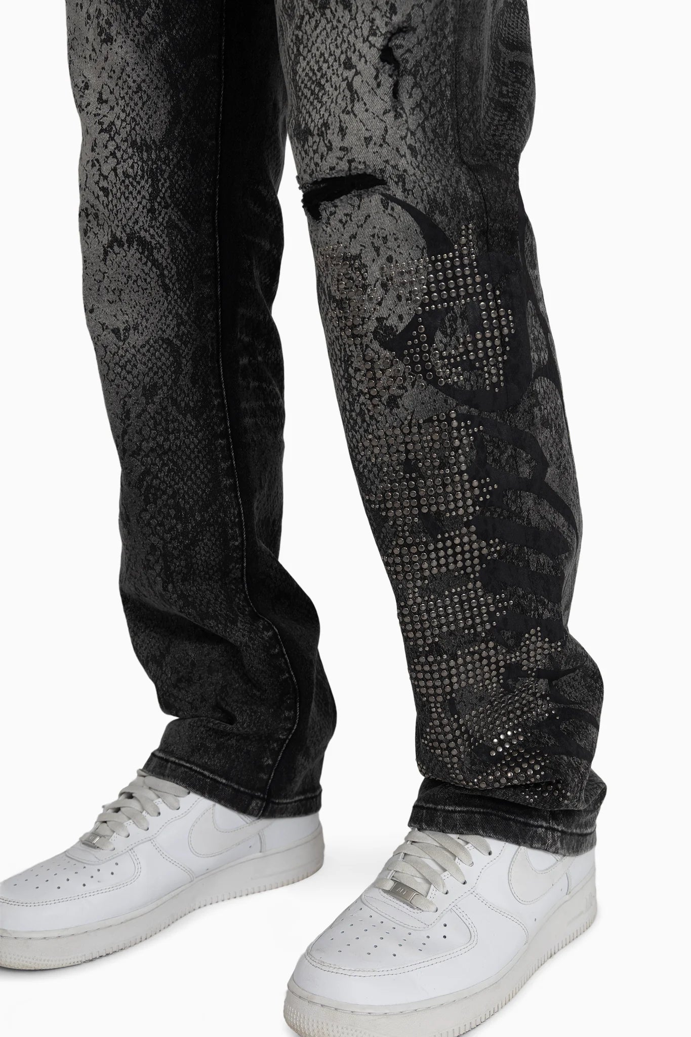 WH-JP26F557Z - Sanity Python Straight-Fit Stretch Jeans