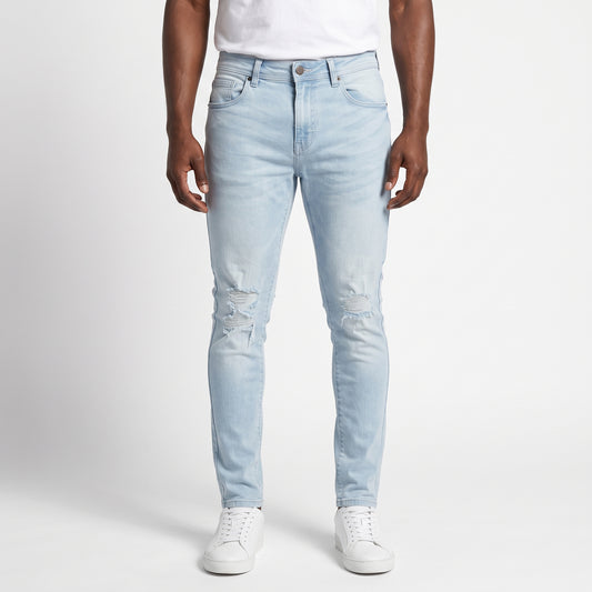 WH-P567K - Boys/Kids Jersey Ripped Skinny-Fit Stretch Jeans