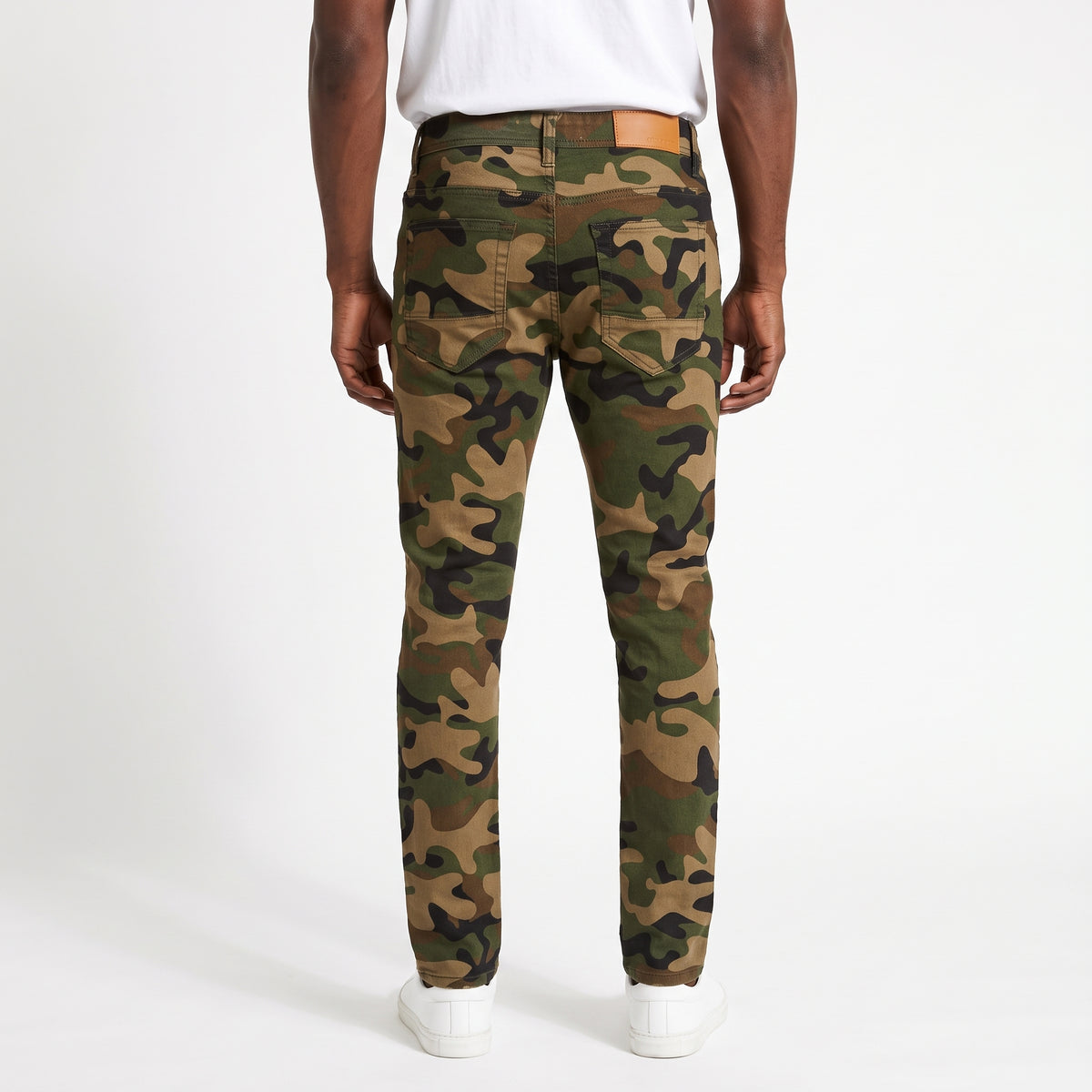 WH-P567K - Boys/Kids Jersey Ripped Skinny-Fit Stretch Jeans