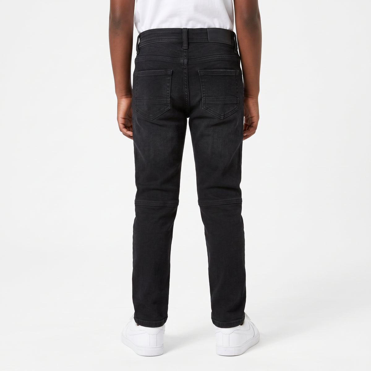 WH-P631K - Boy's/Kid's Half Circle Slim Fit & Stretch Jeans