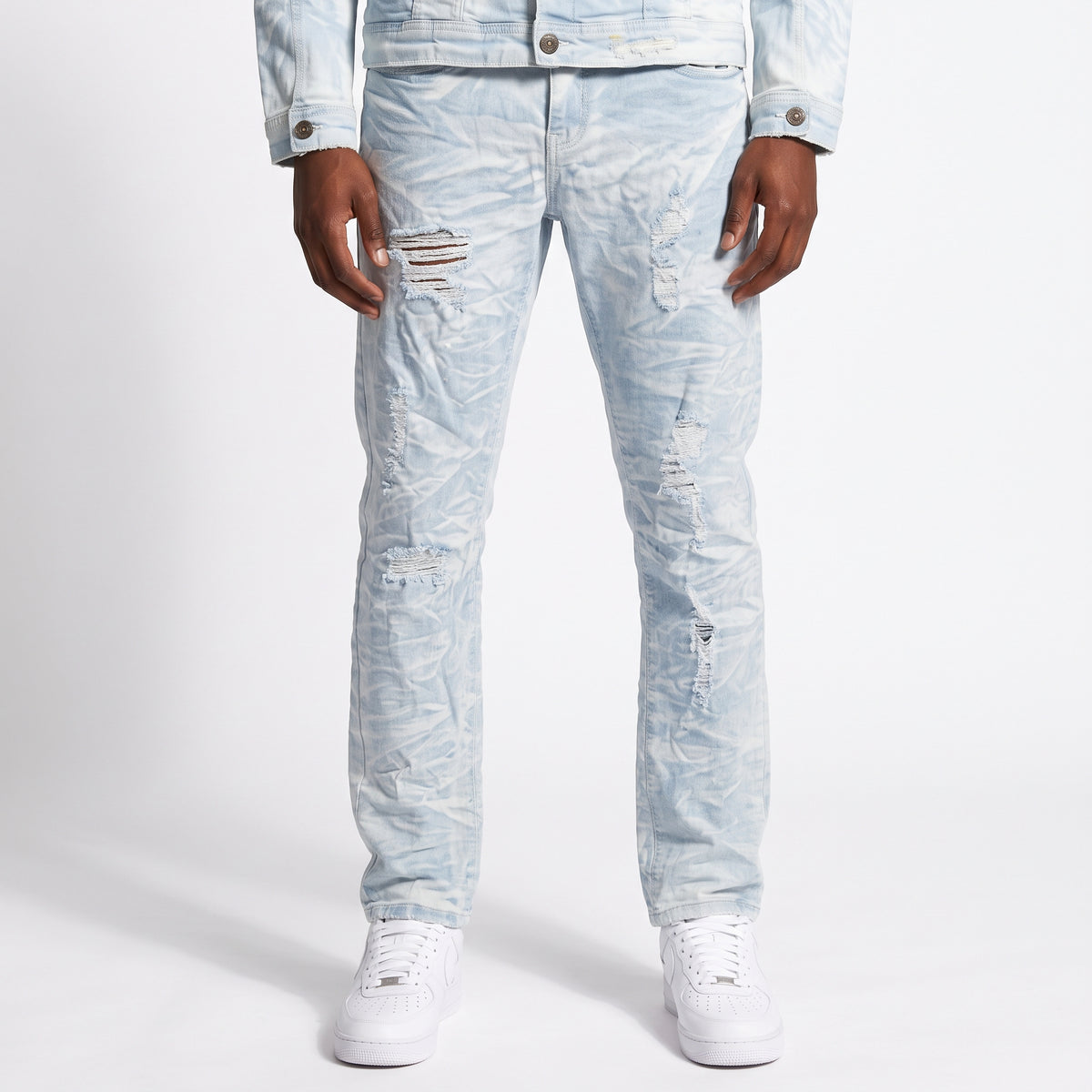 P634 - Multiverse Rip n Repair Straight-Fit Stretch Jeans