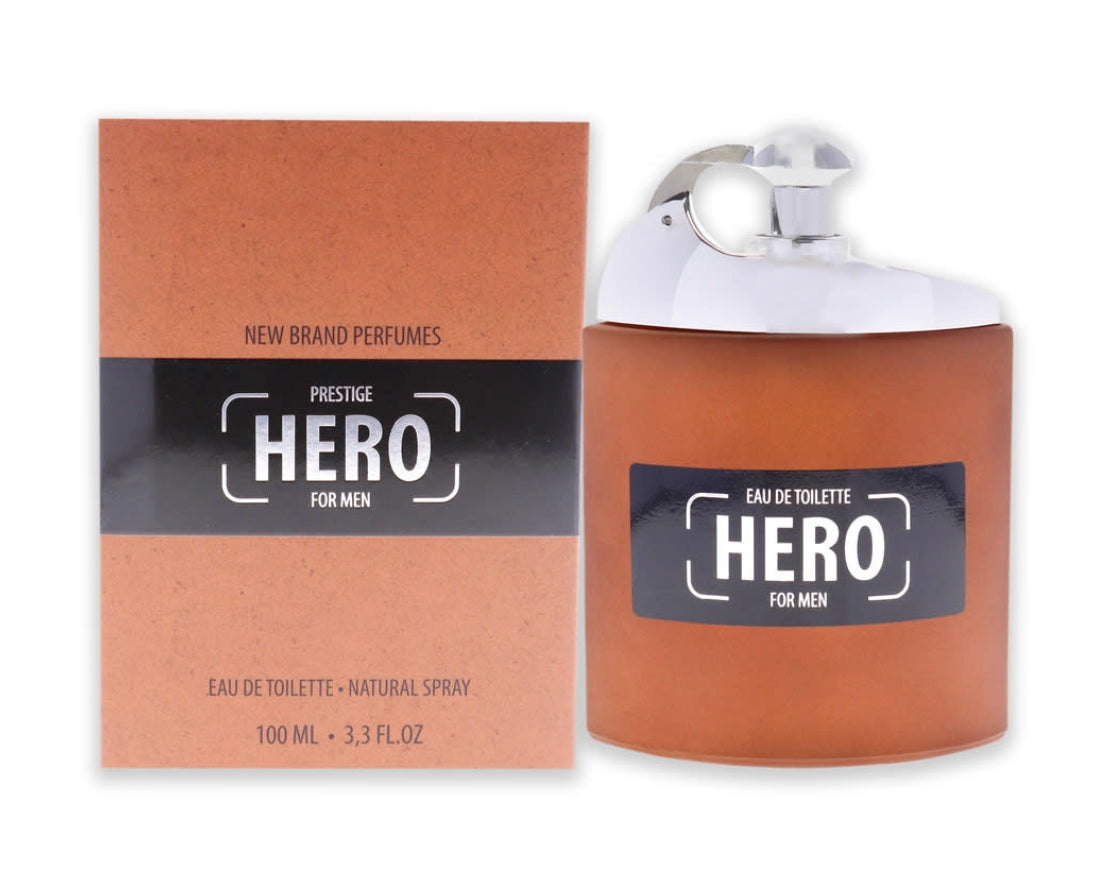 New Brand Men's Hero  - 3.3 oz(100ML) EDT Fragrance