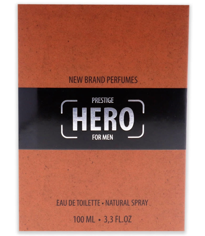 New Brand Men's Hero  - 3.3 oz(100ML) EDT Fragrance