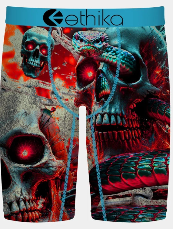 MHOAAL2509 - Snake Out Ethika Men's Staple Boxer Brief