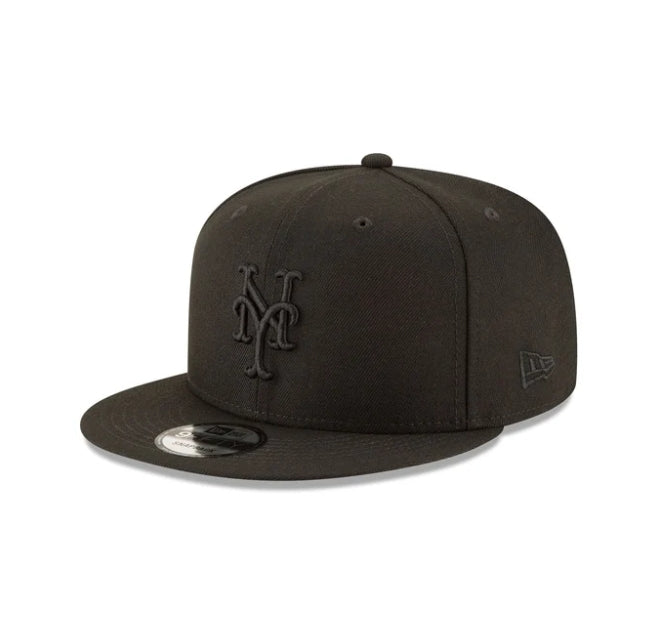 NEW ERA New York Mets Basic All Black 9FIFTY Snapback hat