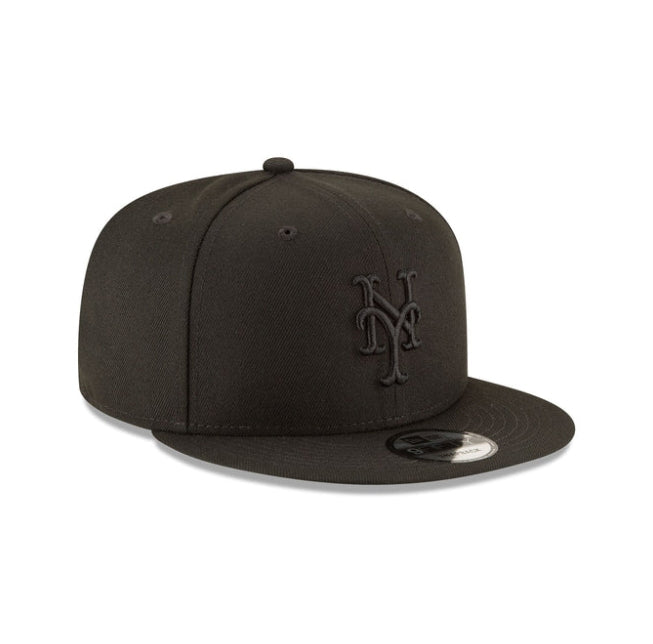 NEW ERA New York Mets Basic All Black 9FIFTY Snapback hat
