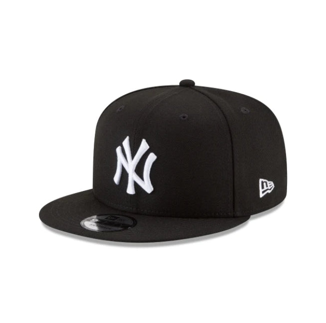 11591025 - New York Yankees Basic Black and White 9FIFTY Snapback