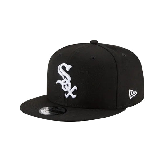 11591070 - Chicago White Sox Basic Black & White 9FIFTY Snapback